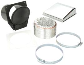 Kit de Ventilação para Secadora Westland VID403AC com Tampa Cromada Kit de Ventilação para Secadora Westland VID403AC com Tampa Cromada