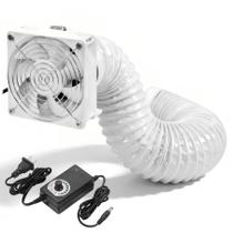 Kit de Ventilador Extrator de Fumaça com Mangueira Vary 4 pol. DC12V
