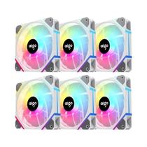 Kit de Ventiladores RGB 120mm Aigo AM12PRO para Gabinete de Computador - 4Pin PWM