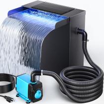 Kit de vertedouro em cascata POPOSOAP 34x30cm 660GPH LED