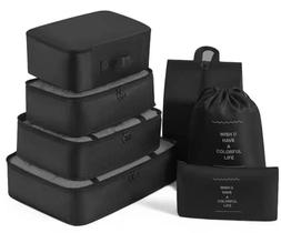 Kit De Viagem Bolsas Organizador Nécessaire Pratico 7 Peças