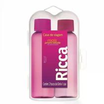 Kit de Viagem Case com Dois Frascos Colors Ricca