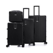 Kit de Viagem com 3 Peças e Frasqueira ABS Policarbonato Toronto Maloa Preto