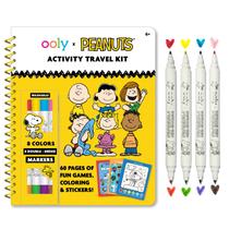 Kit de Viagem de Atividades Ooly Peanuts Conjunto de Colorir com 60 Páginas