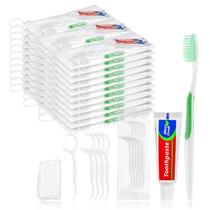 Kit de Viagem Descartável com 30 Escovas de Dente HAIFOTRVA 5 em 1 Kit de Viagem Descartável com 30 Escovas de Dente HAIFOTRVA 5 em 1