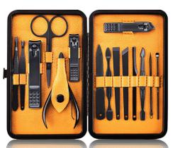 Kit de viagem e higiene para cortar unhas Keiby Citom 15 unidades com estojo
