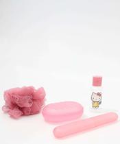 Kit de Viagem Feminino 5 Peças Hello Kitty Rosa-05085