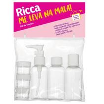 Kit de Viagem Me Leva Na Mala Ricca Belliz Branco Cod. 3308 Kit de Viagem Me Leva Na Mala Ricca Belliz Branco Cod. 3308