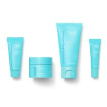 Kit de viagem para cuidados com a pele TULA On the Go com limpador e hidratante