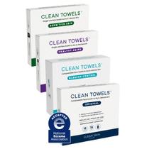 Kit de Viagem XL com 40 Toalhas Faciais Variadas CLEAN SKIN CLUB