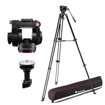 Kit de vídeo para tripé Manfrotto 500X, cabeça fluida, alumínio, 5 kg Kit de vídeo para tripé Manfrotto 500X, cabeça fluida, alumínio, 5 kg