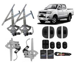 Kit De Vidro Eletrico Hilux 2011 2012 2013 2014 2015 4 Portas Completo
