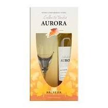 Kit de vinho aurora colheita tardia c/taca bco sv 500ml