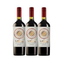Kit de Vinhos Sem Álcool Tinto Seco CS Mayos - 750mL - Chile - 03 un