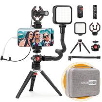 Kit de Vlog USKEYVISION V-Master com Tripé e Microfone