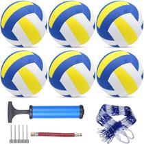 Kit de Vôlei Sazoemao com 6 Bolas Tamanho 5 em material sintético Kit de Vôlei Sazoemao com 6 Bolas Tamanho 5 em material sintético