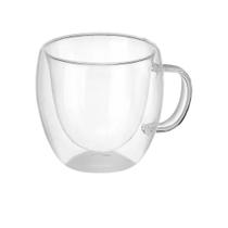 Kit de Xícara Café Vidro Fundo Duplo Expresso Chá Peças Luther Home