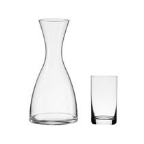 Kit Decanter e Copos de Cristal Bohemia Bar 7 Peças