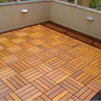 Kit Deck de madeira 30x30cm com 25 Placasmodularesmadersilva