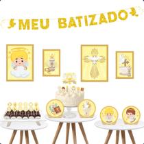 Kit Decoração Batizado: Aniversário Infantil EVA