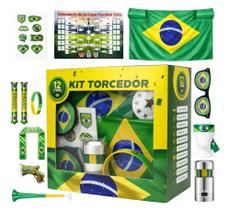 Kit Decoração Copa 2026 Fanfarra Brasil Bandeira Acessórios