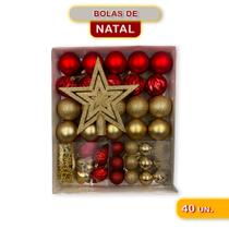 Kit Decoração de Árvore Completo - 40 itens - Wincy - Natal