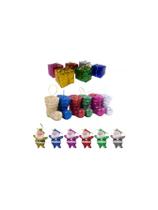 KIT Decoração de Arvore de Natal Colorido Mini Papai Noel Botas Papai Noel pendurável Bolas de Natal KIT Decoração de Arvore de Natal Colorido Mini Papai Noel Botas Papai Noel pendurável Bolas de Natal