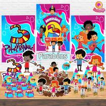 Kit Decoração de Festa Aniversário Bolo Topper 3 Palavrinhas Parabéns Qfestança -78 Itens Kit Decoração de Festa Aniversário Bolo Topper 3 Palavrinhas Parabéns Qfestança -78 Itens