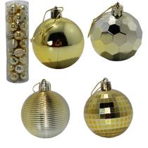 Kit Decoração Enfeite Bola de Natal 6cm 36 Unid. Cor:Dourado Kit Decoração Enfeite Bola de Natal 6cm 36 Unid. Cor:Dourado