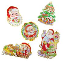 Kit Decoração Enfeite De Natal Com 5 Painéis Cartonados - UD25