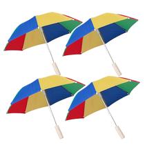 Kit Decoração Festa Carnaval: Mini Guarda Chuva Sombrinha Frevo - 4 Unidades