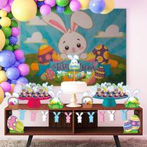 Kit Decoração Festa Fácil Pascoa Em Eva