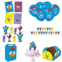 Kit Decoração Festa Galinha Pintadinha 89 Itens Só Um Bolinho - Festcolor