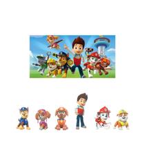 Kit decoração festa painel patrulha canina + 6 displays mdf Kit decoração festa painel patrulha canina + 6 displays mdf