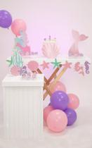 Kit Decoração Festa Sereia Cromus Kit Decoração Festa Sereia Cromus