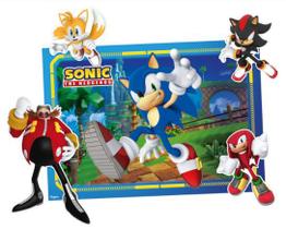 Kit Decoração Festa Sonic Game Painel Sonic - regina festas