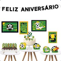 Kit Decoração Futebol: Aniversário Infantil EVA - piffer