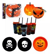 Kit Decoração Halloween Festa - 11 Peças