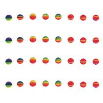Kit Decoração Junina Cordão 8 Bolas Origami 4 Peças 10x250cm