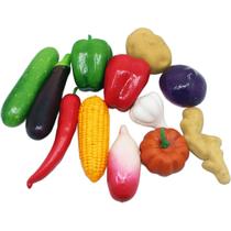 Kit Decoração Legumes Hortaliças Artificiais Em Isopor 12pçs