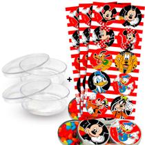 Kit decoração Mickey Festa 30 adesivos + 20 Latinhas Kit decoração Mickey Festa 30 adesivos + 20 Latinhas