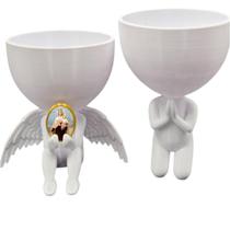 Kit Decoração Nossa Senhora Carmo Anjinho Relicario Oração Kit Decoração Nossa Senhora Carmo Anjinho Relicario Oração
