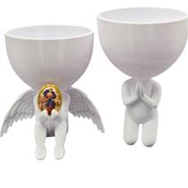 Kit Decoração Nossa Senhora Desatadora Nos Anjinho Oração Kit Decoração Nossa Senhora Desatadora Nos Anjinho Oração