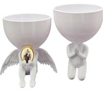 Kit Decoração Nossa Senhora do Carmo Anjinho Oração