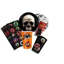 Kit Decoração P/ Festa (Tema: Halloween) - Contém 5 Itens