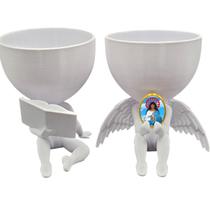 Kit Decoração Santa Sara Kali Anjinho + Lendo Biblia