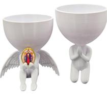 Kit Decoração Santas Chagas de Jesus Anjinho Oração