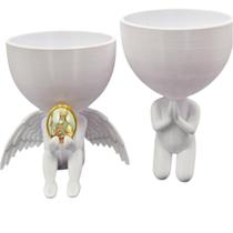 Kit Decoração Santo Agostinho Anjinho Relicario Oração Kit Decoração Santo Agostinho Anjinho Relicario Oração