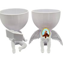 Kit Decoração São Francisco Anjinho + Lendo Biblia Especial