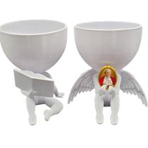 Kit Decoração São João Paulo ll Anjinho + Lendo Biblia